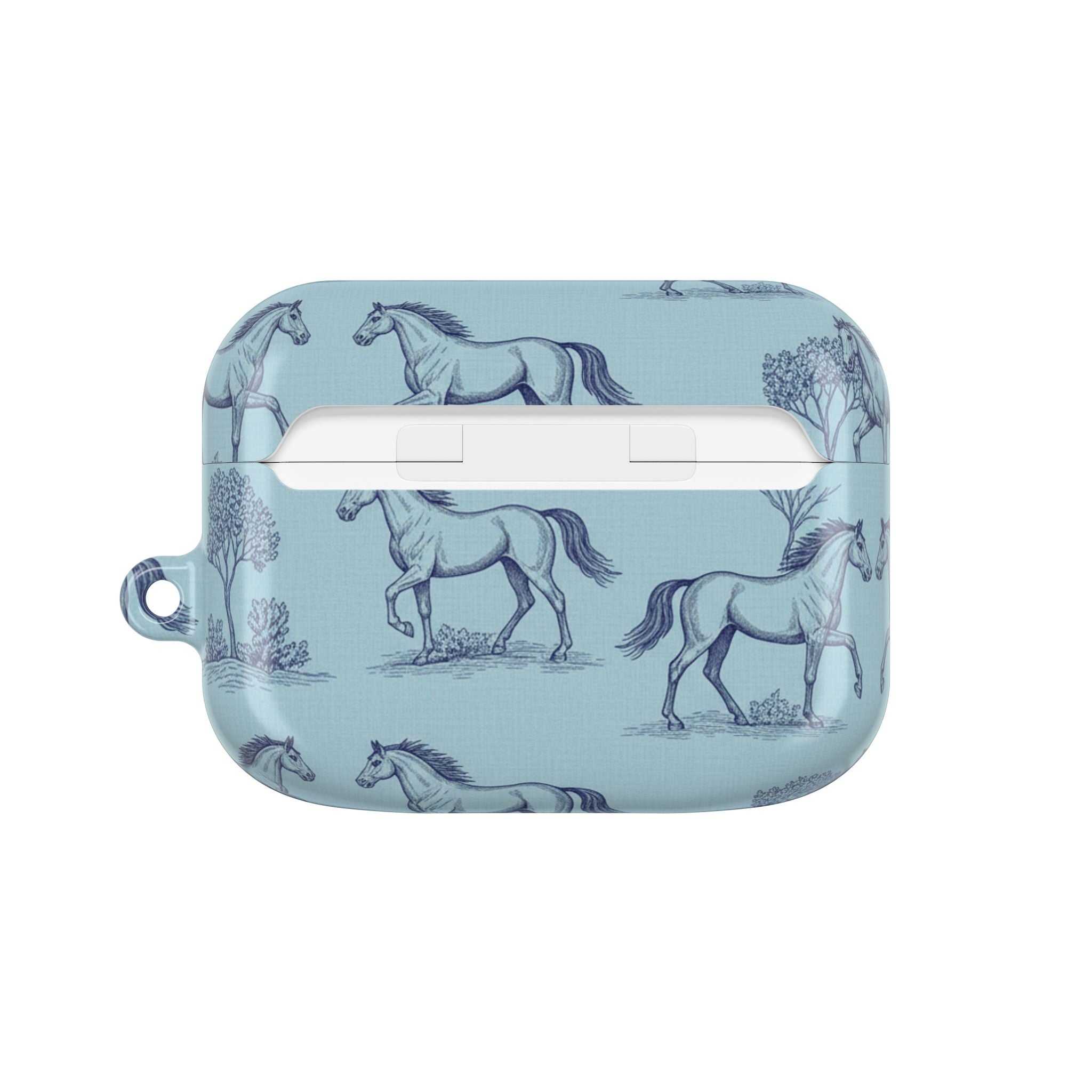 Equestrian Toile | MagSafe® tough case for AirPods® Stylish Tech Protection