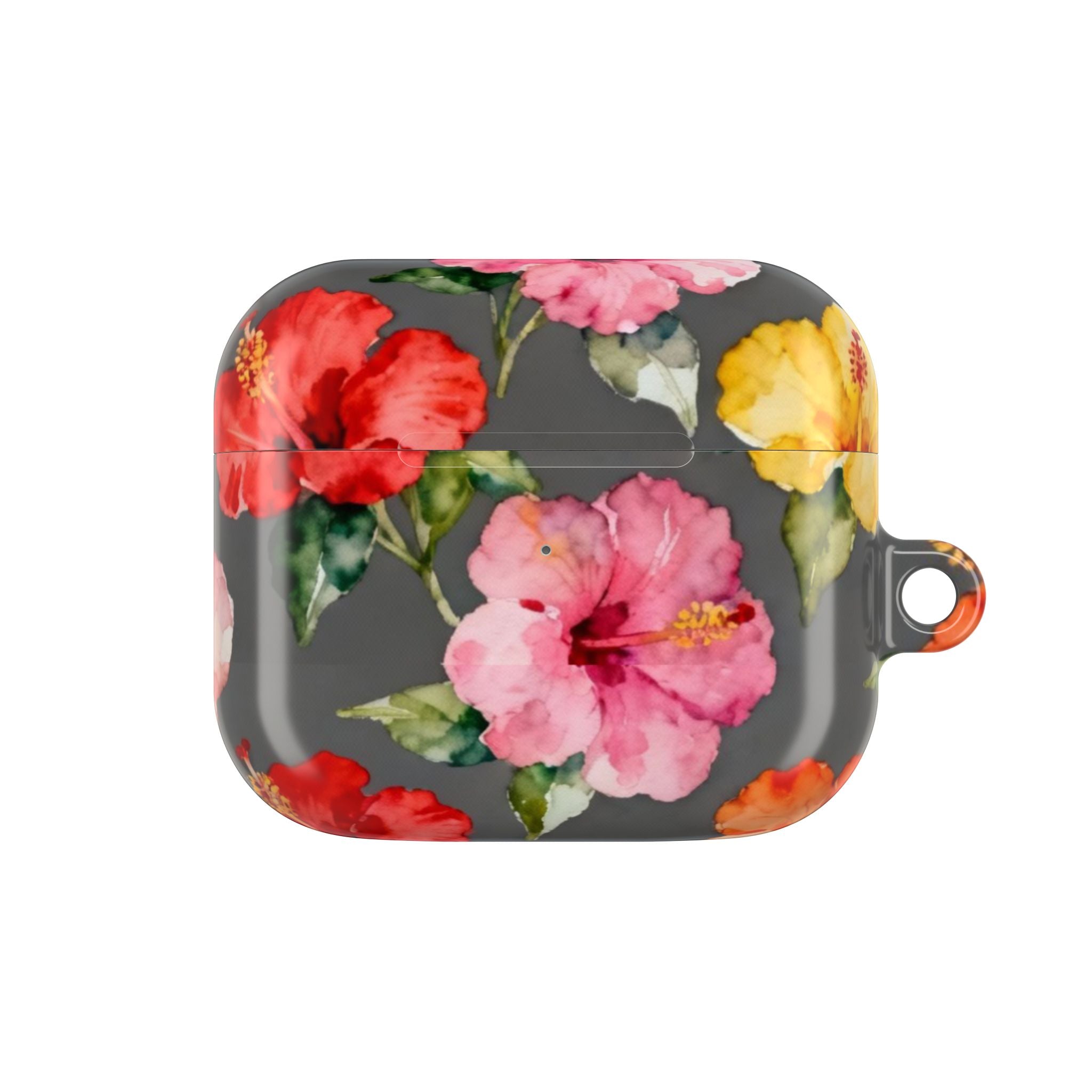 Hibiscus | MagSafe® tough case for AirPods® Stylish Tech Protection