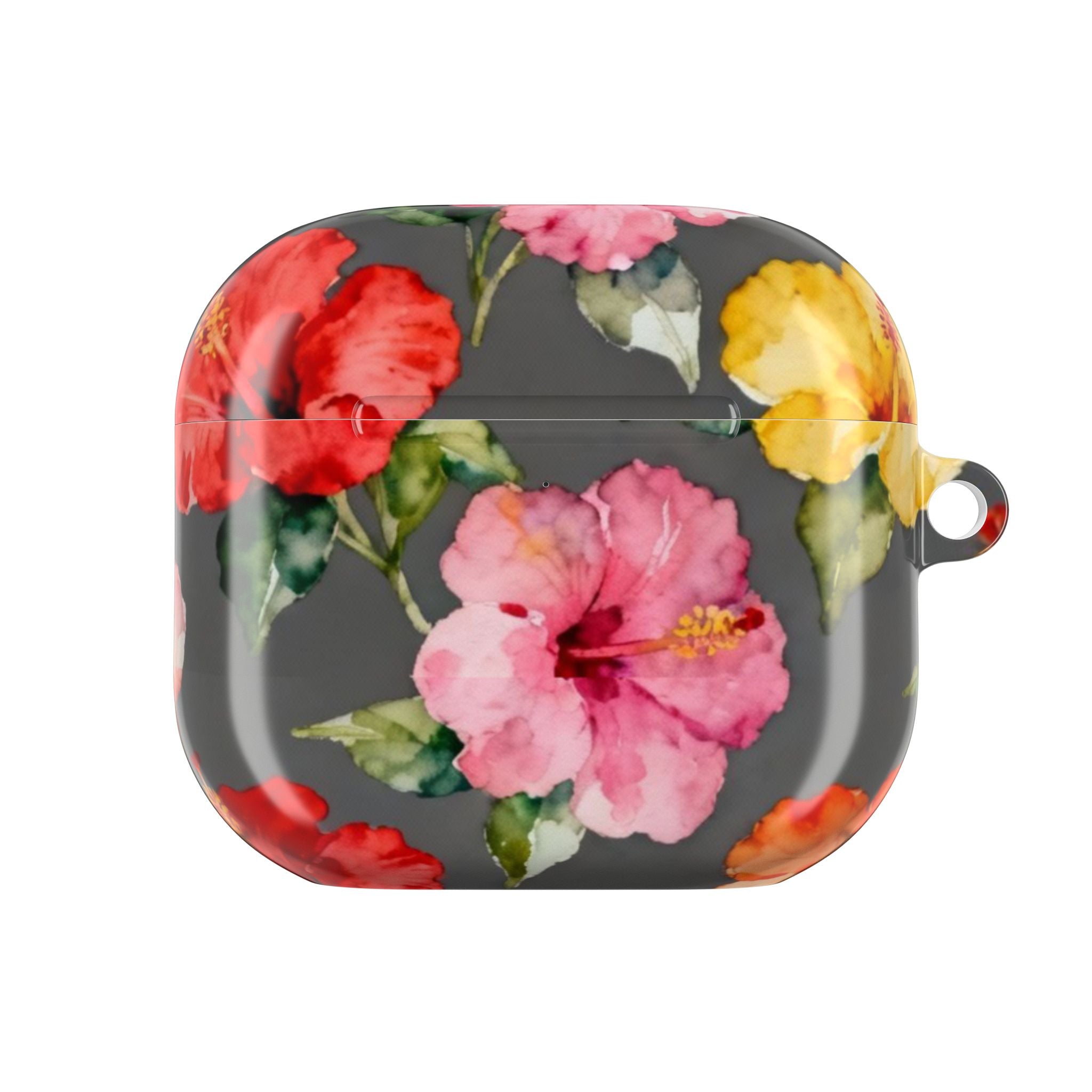 Hibiscus | MagSafe® tough case for AirPods® Stylish Tech Protection