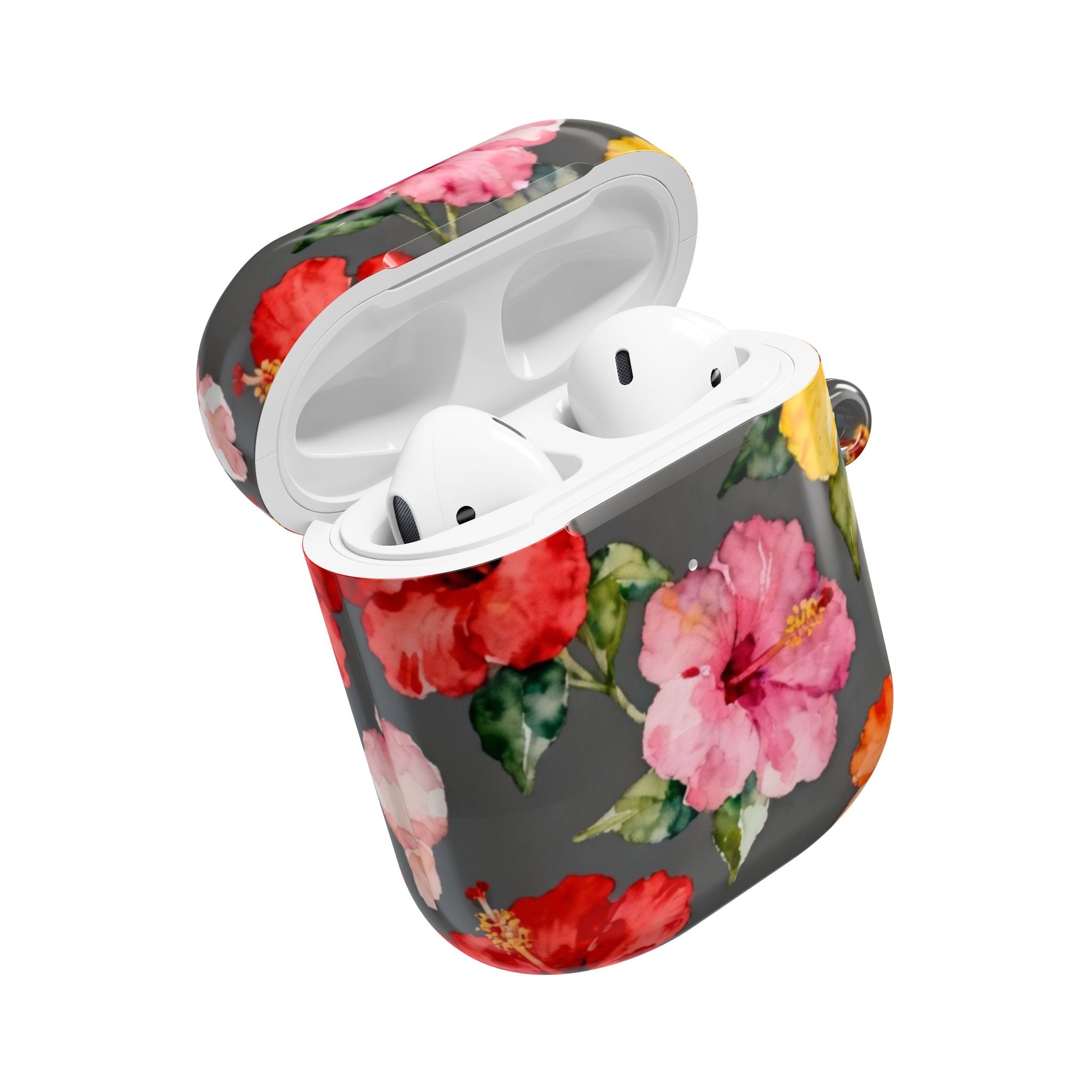 Hibiscus | MagSafe® tough case for AirPods® Stylish Tech Protection