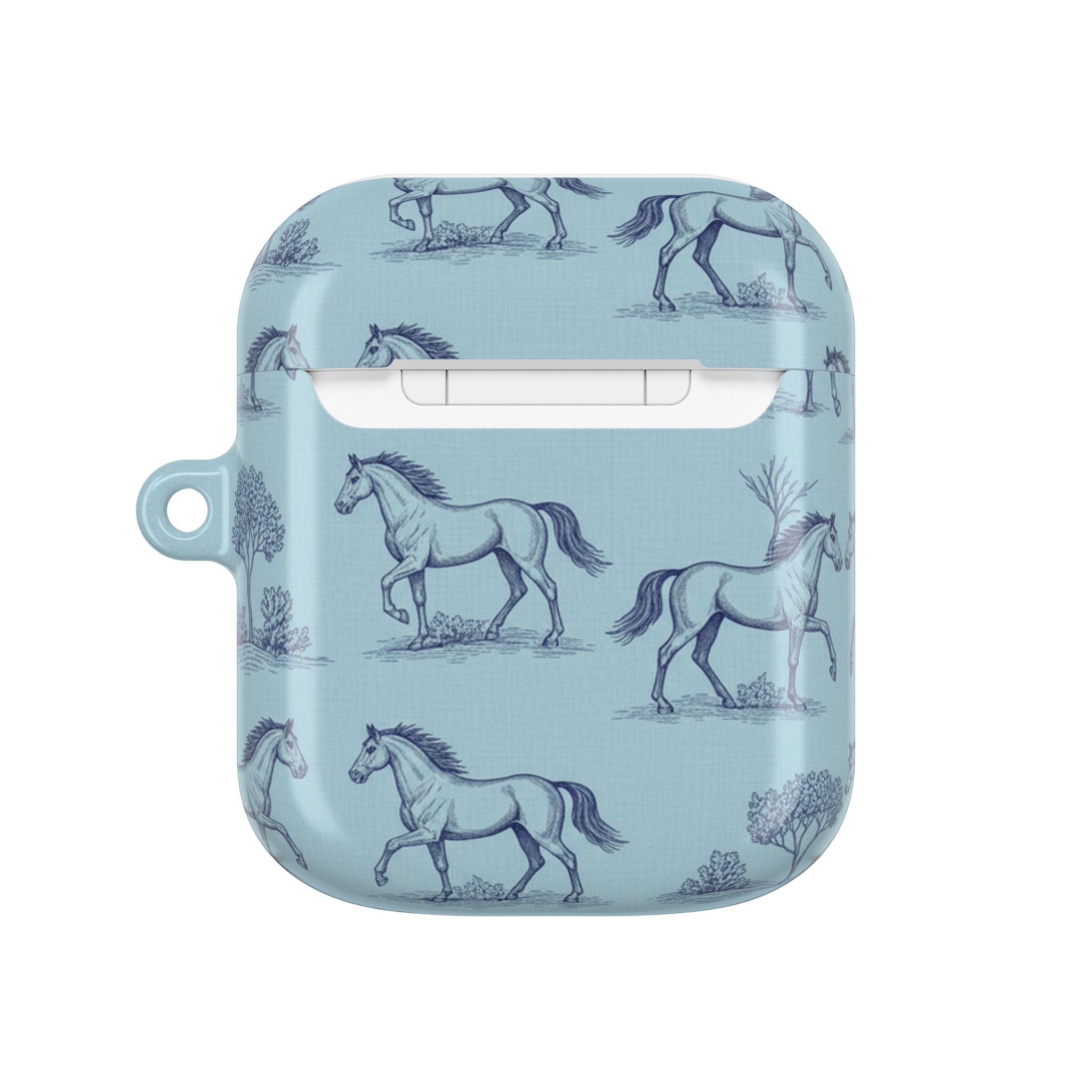 Equestrian Toile | MagSafe® tough case for AirPods® Stylish Tech Protection