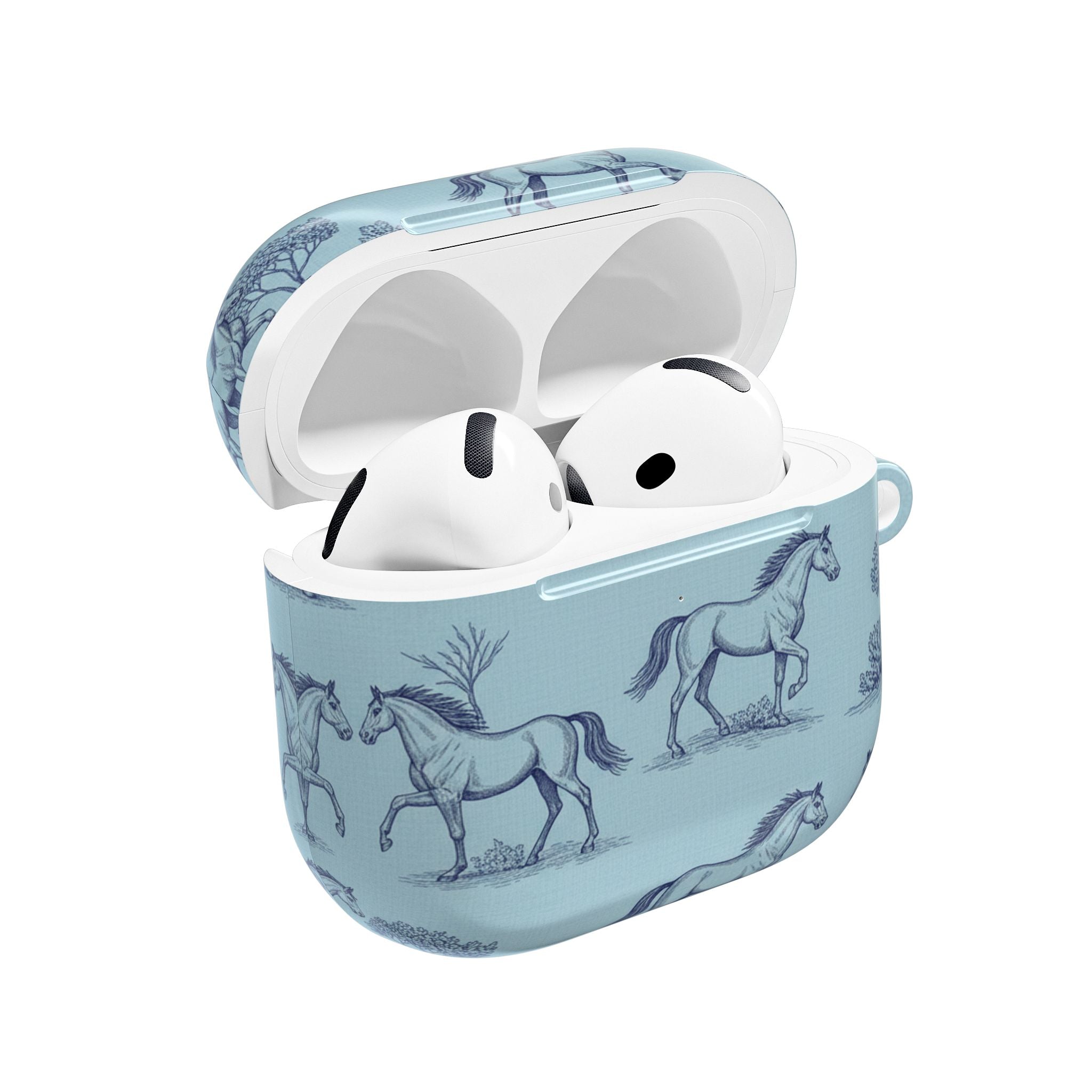Equestrian Toile | MagSafe® tough case for AirPods® Stylish Tech Protection