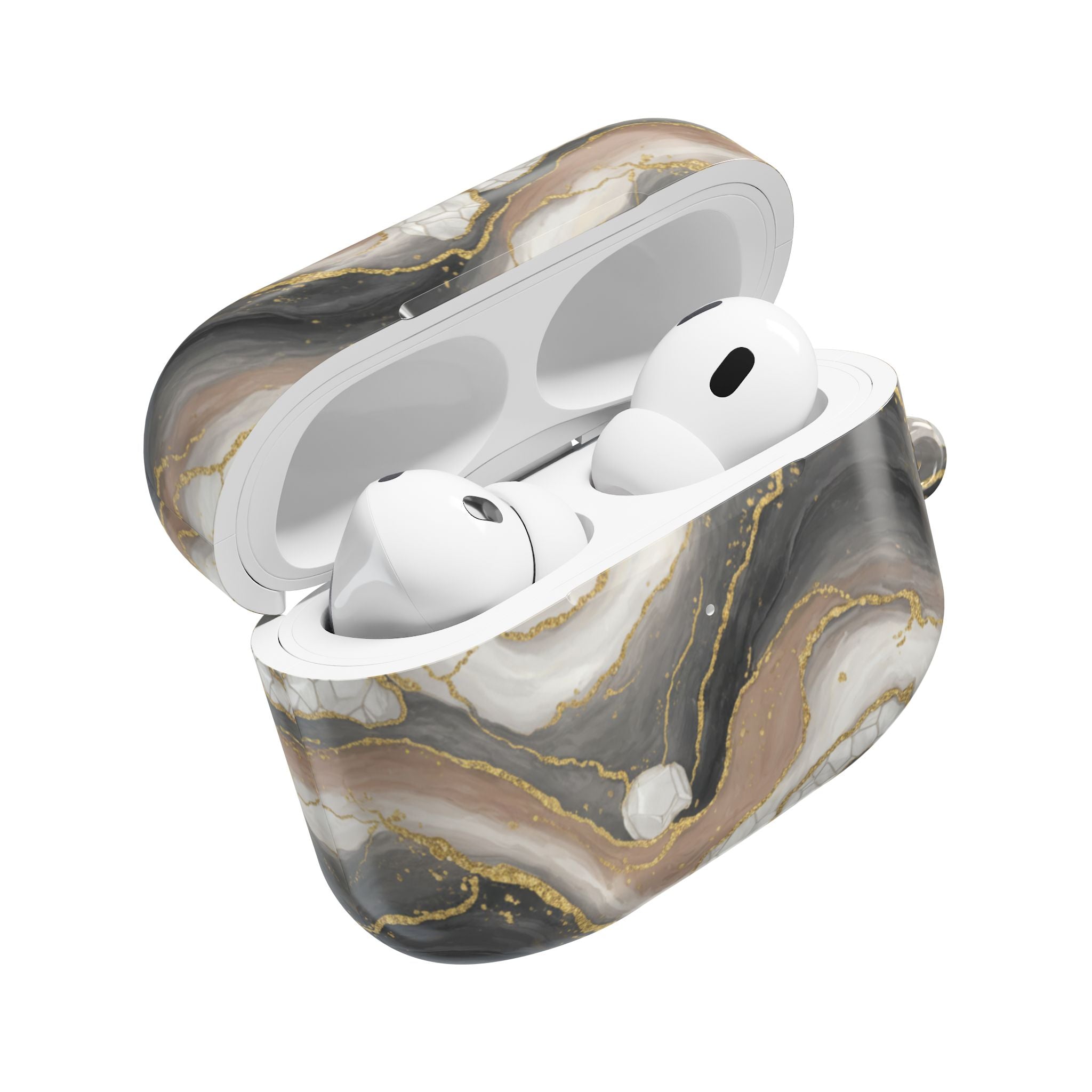 Marble Geode | MagSafe® tough case for AirPods® Stylish Tech Protection