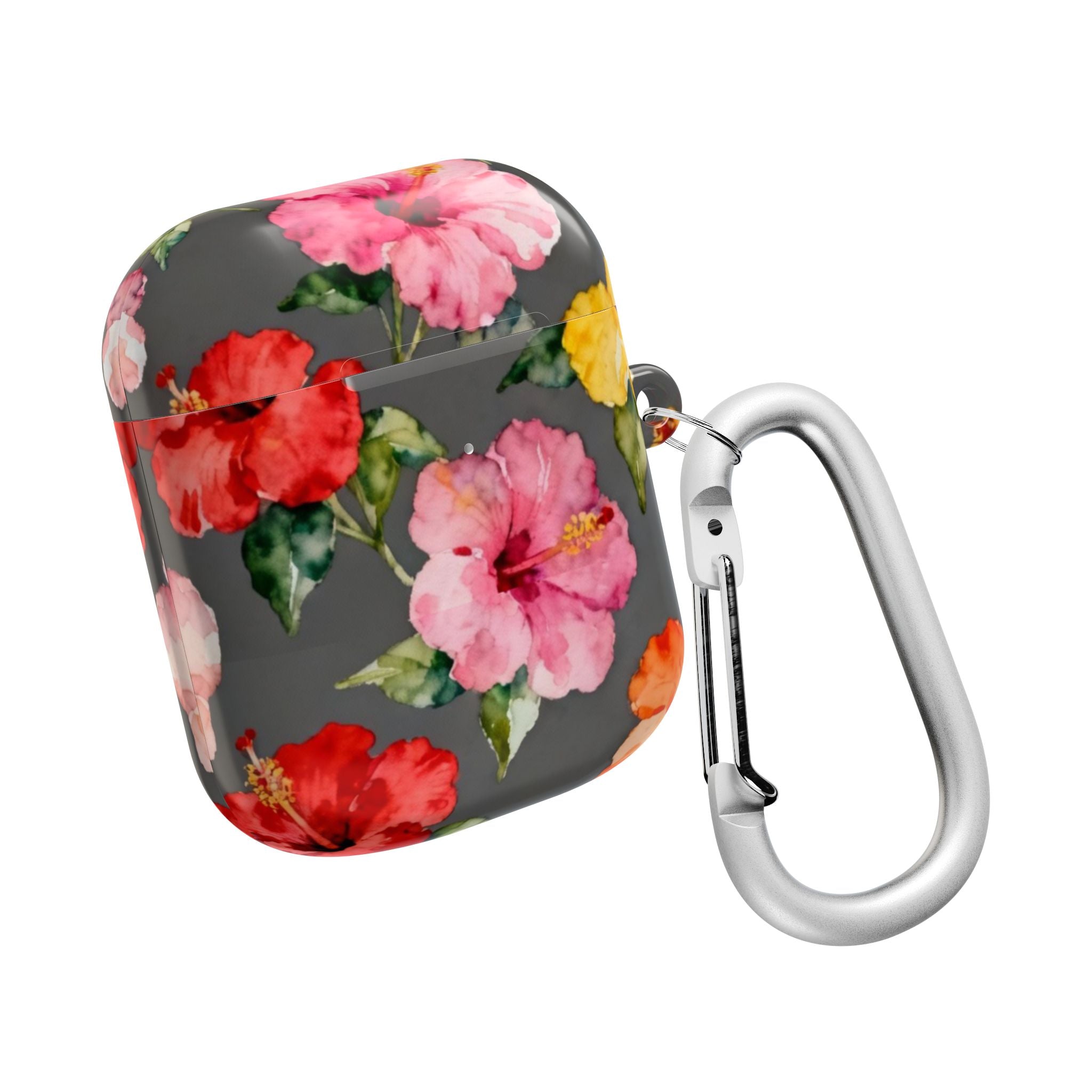Hibiscus | MagSafe® tough case for AirPods® Stylish Tech Protection