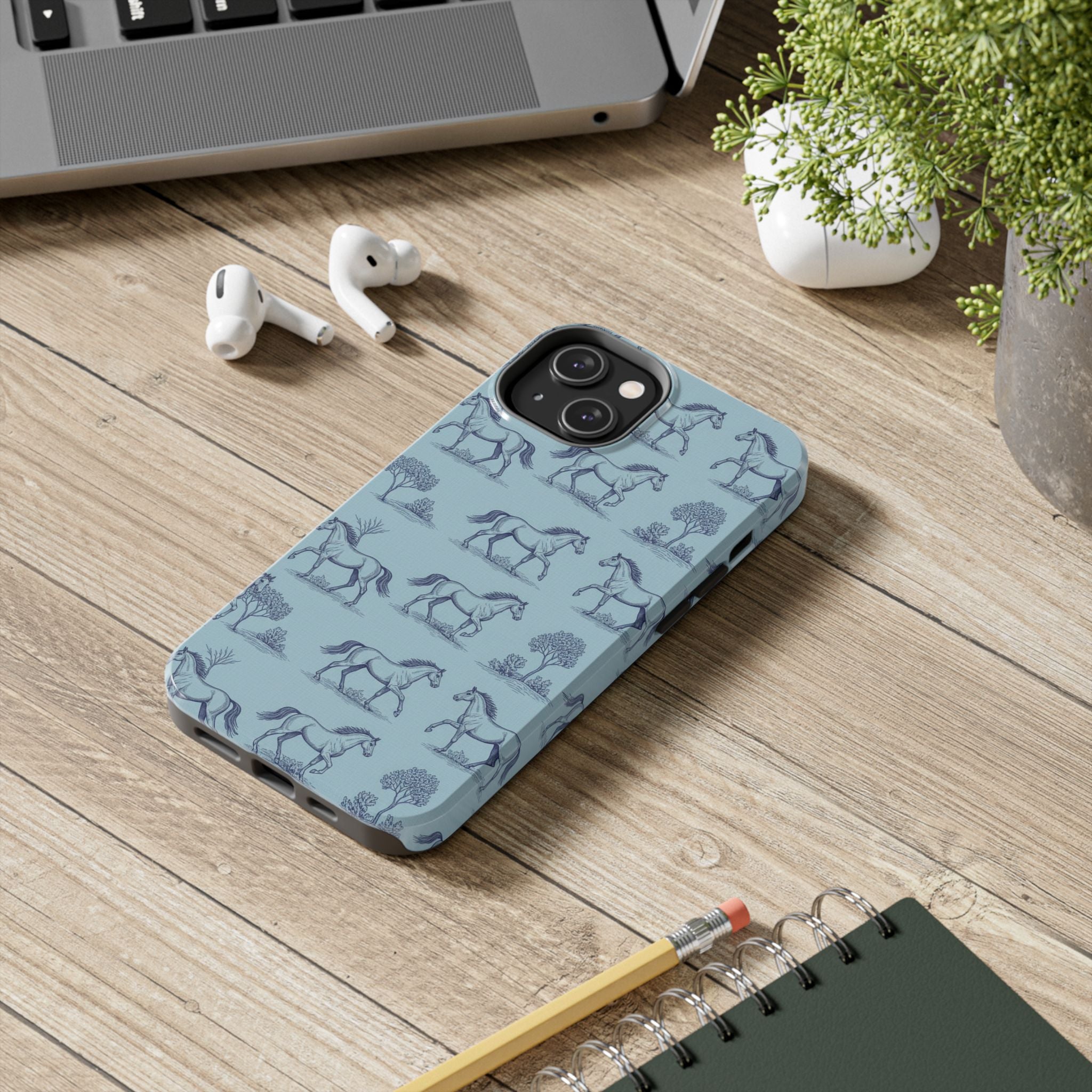 Equestrian Toile | MagSafe® tough case for iPhone®