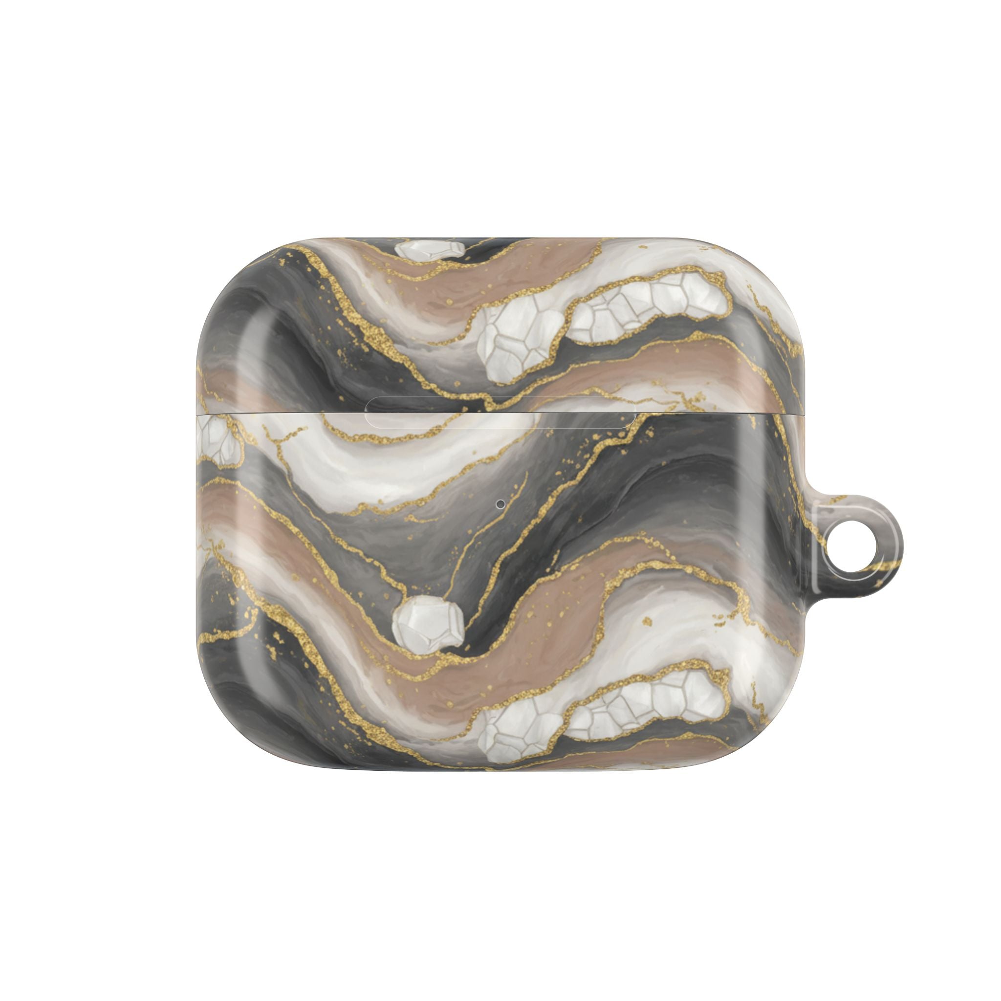 Marble Geode | MagSafe® tough case for AirPods® Stylish Tech Protection