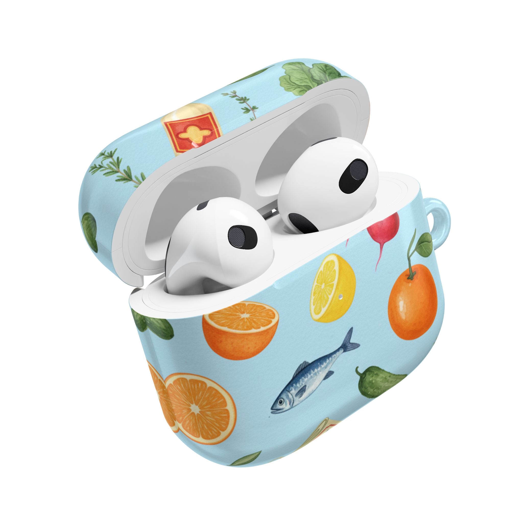 Whimsical Grocery | MagSafe® tough case for AirPods® Stylish Tech Protection