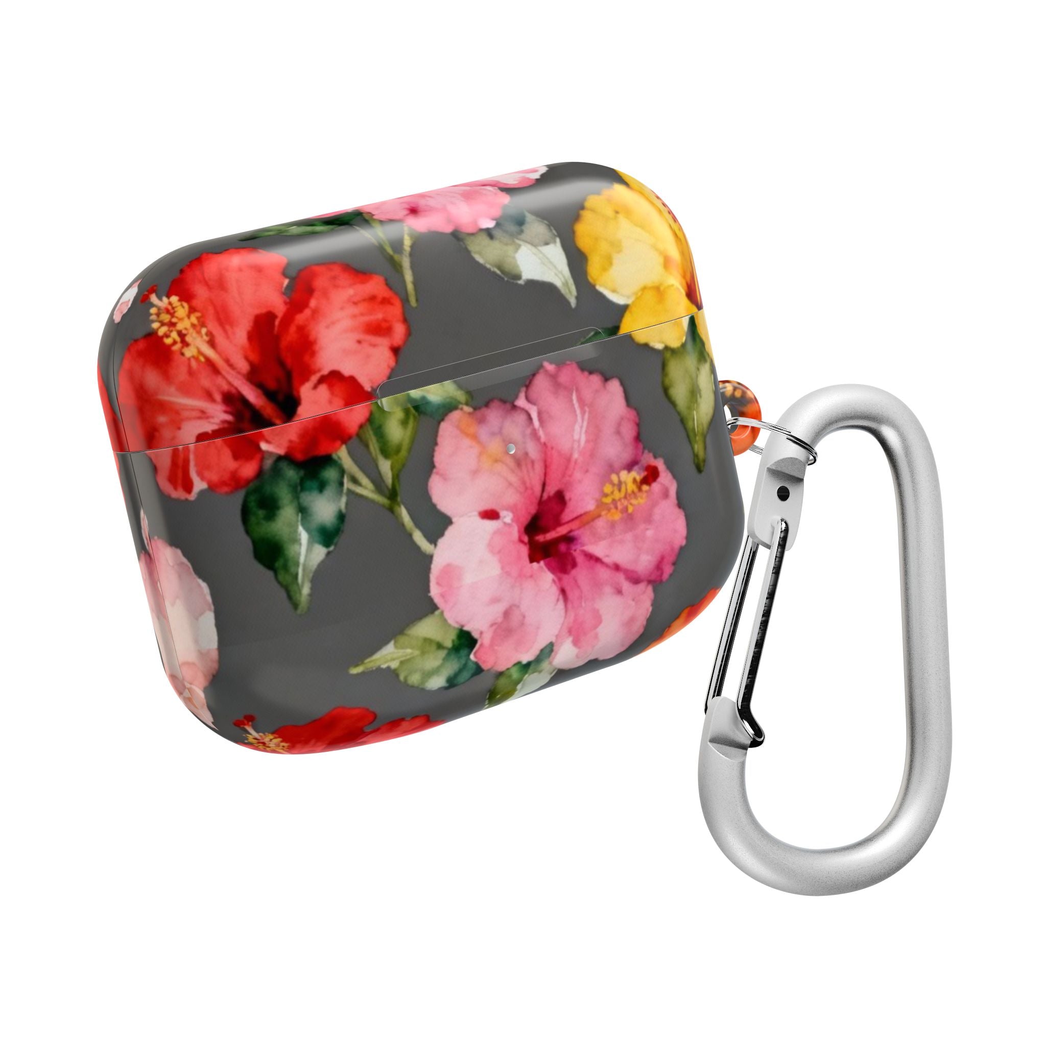 Hibiscus | MagSafe® tough case for AirPods® Stylish Tech Protection