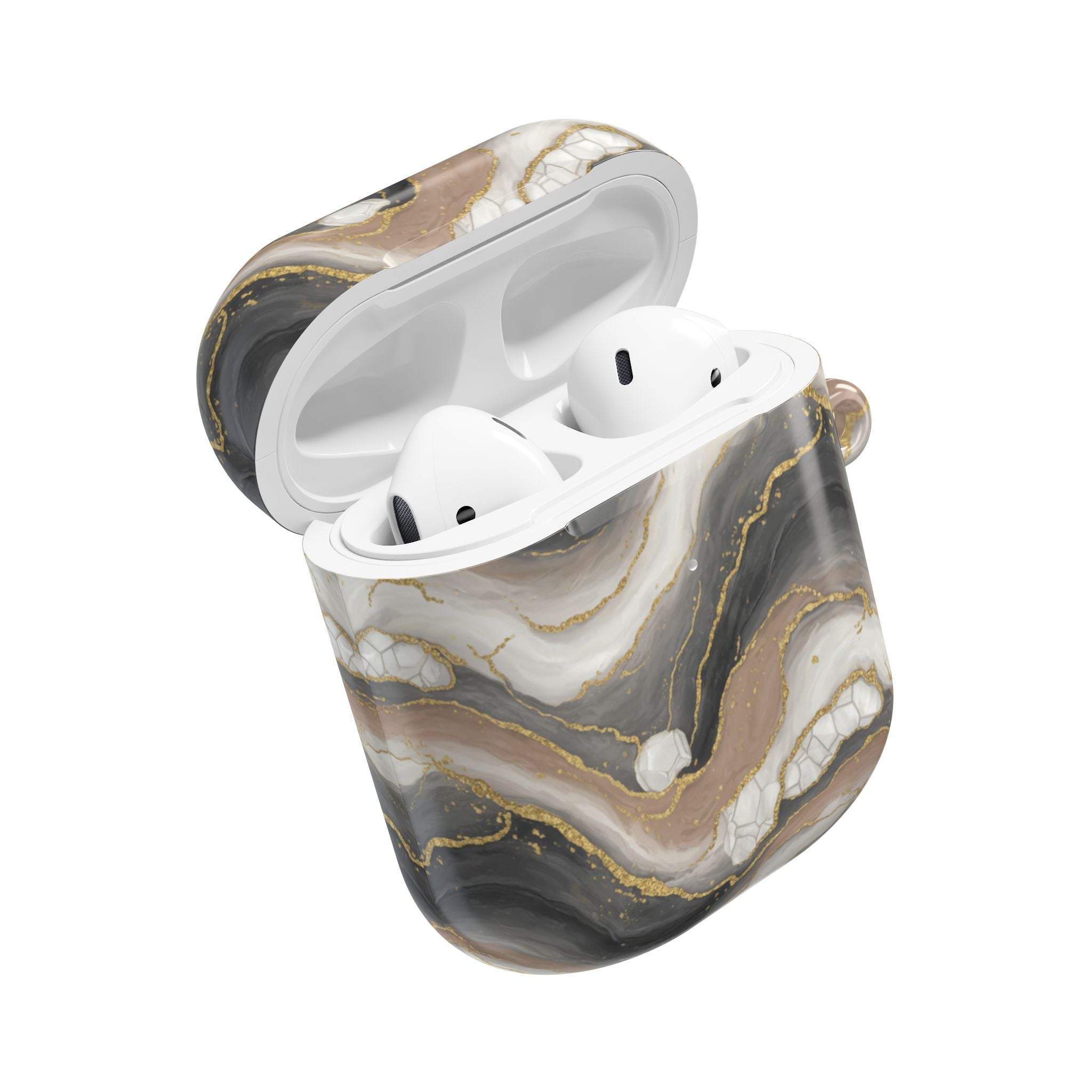 Marble Geode | MagSafe® tough case for AirPods® Stylish Tech Protection