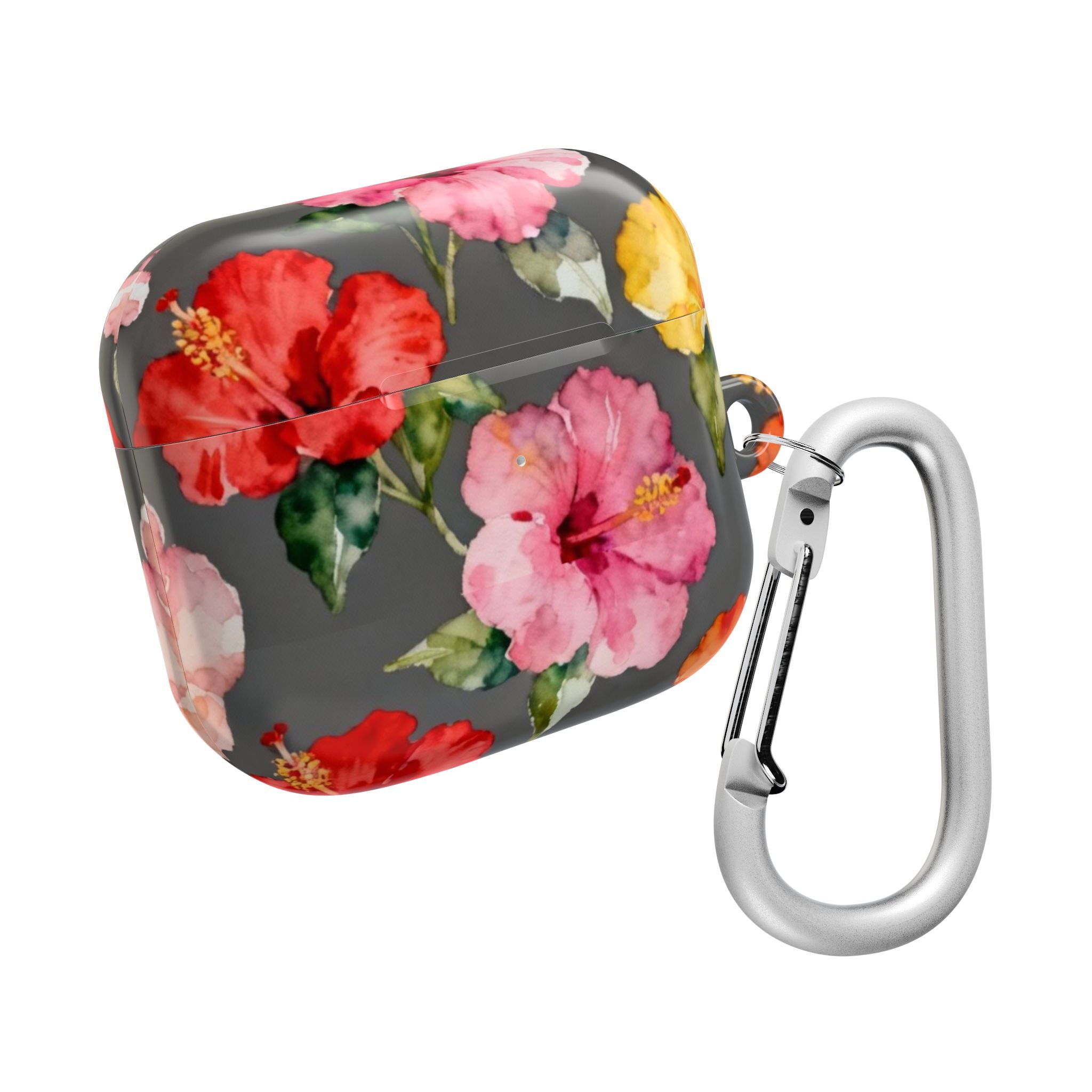 Hibiscus | MagSafe® tough case for AirPods® Stylish Tech Protection