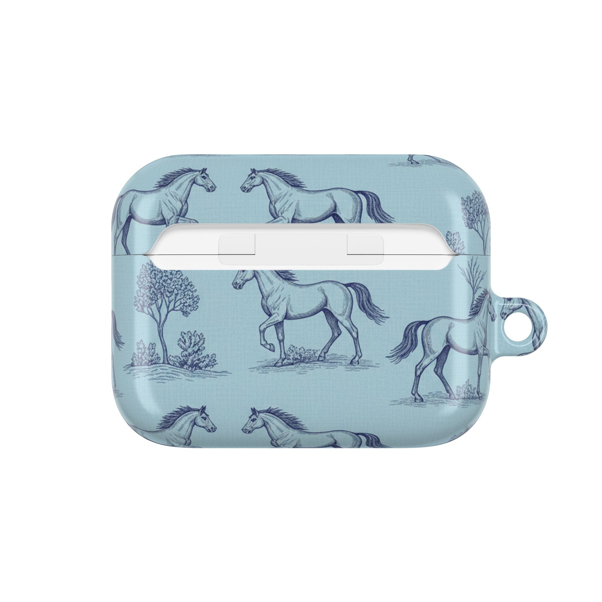 Equestrian Toile | MagSafe® tough case for AirPods® Stylish Tech Protection