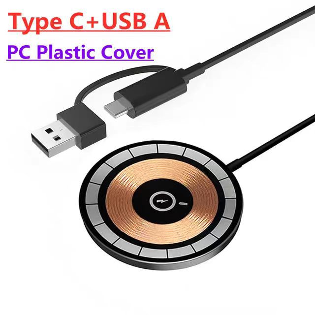 Magnetic Three-In-One Wireless Charger & Accessories