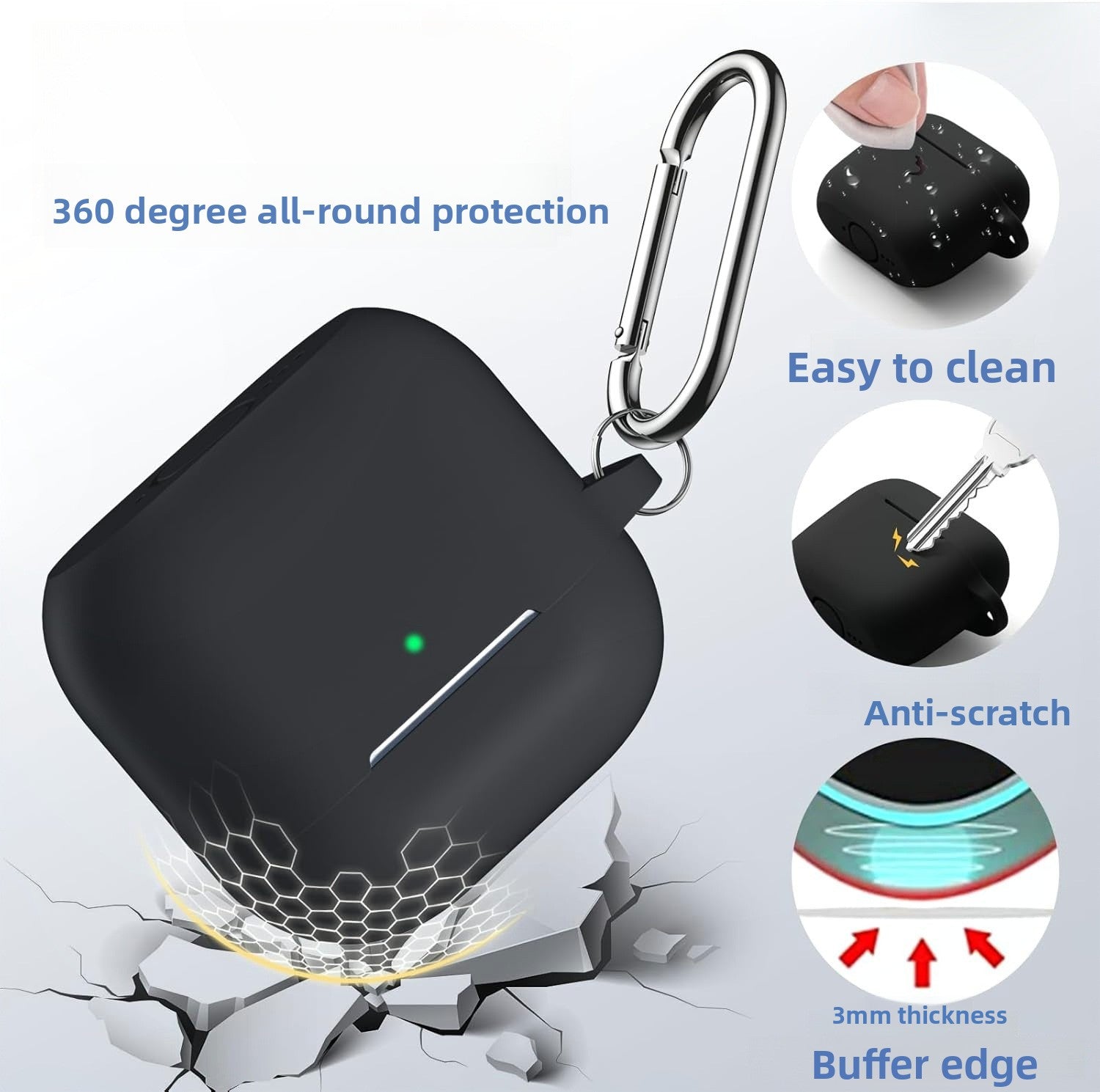 Premium Silicone | MagSafe® Case for AirPods® Pro 3 Stylish Tech Protection