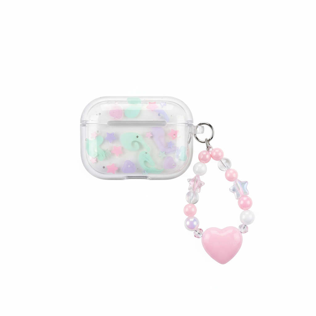 Three-Dimensional Star-Shaped | tough Case for AirPods® Stylish Tech Protection