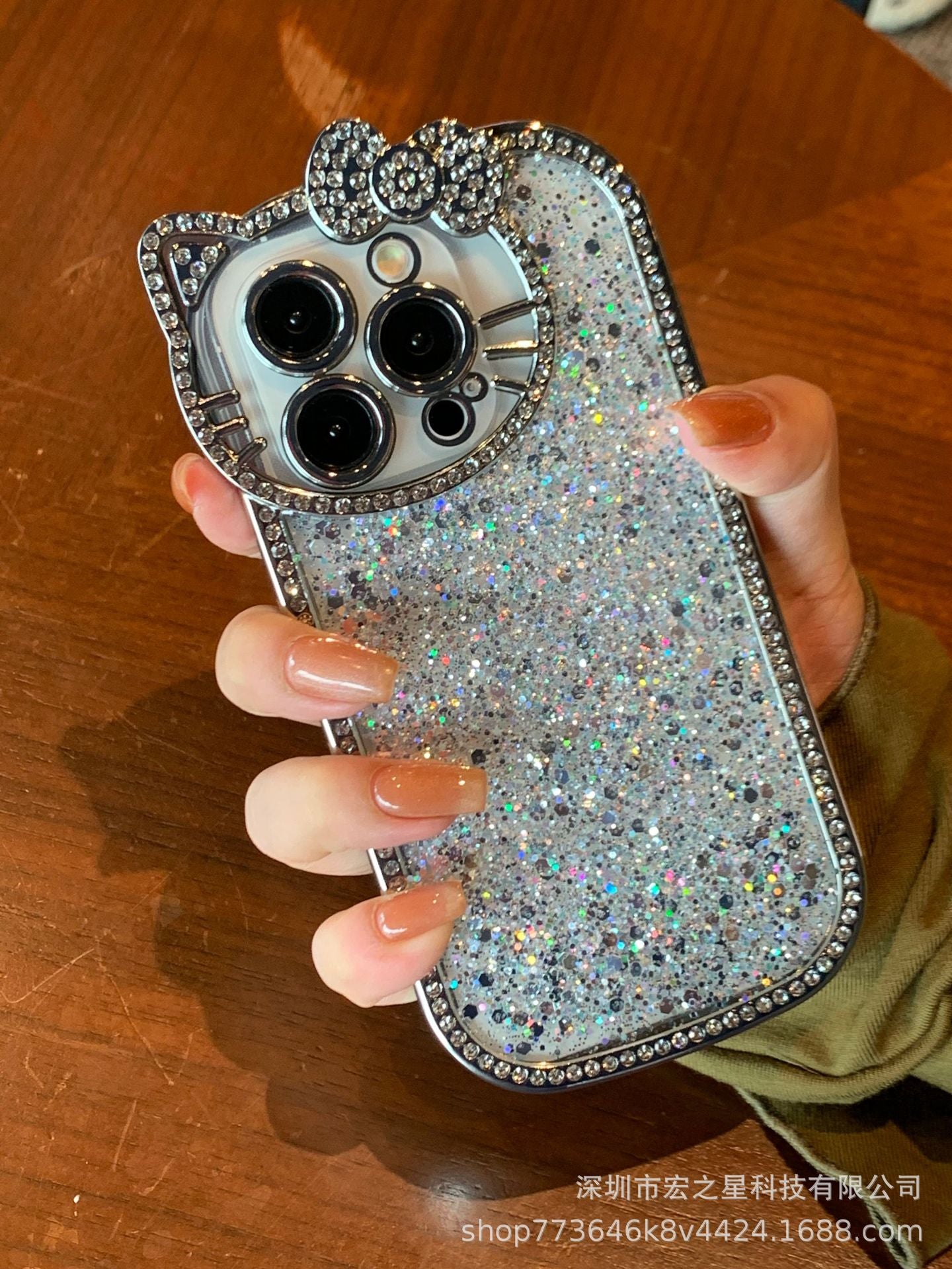 Decorative Rhinestone TPU | tough case for iPhone®