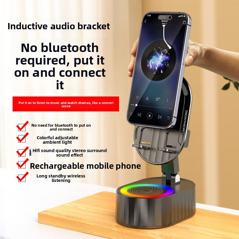 Five-in-one Function Sensor phone stand & speaker