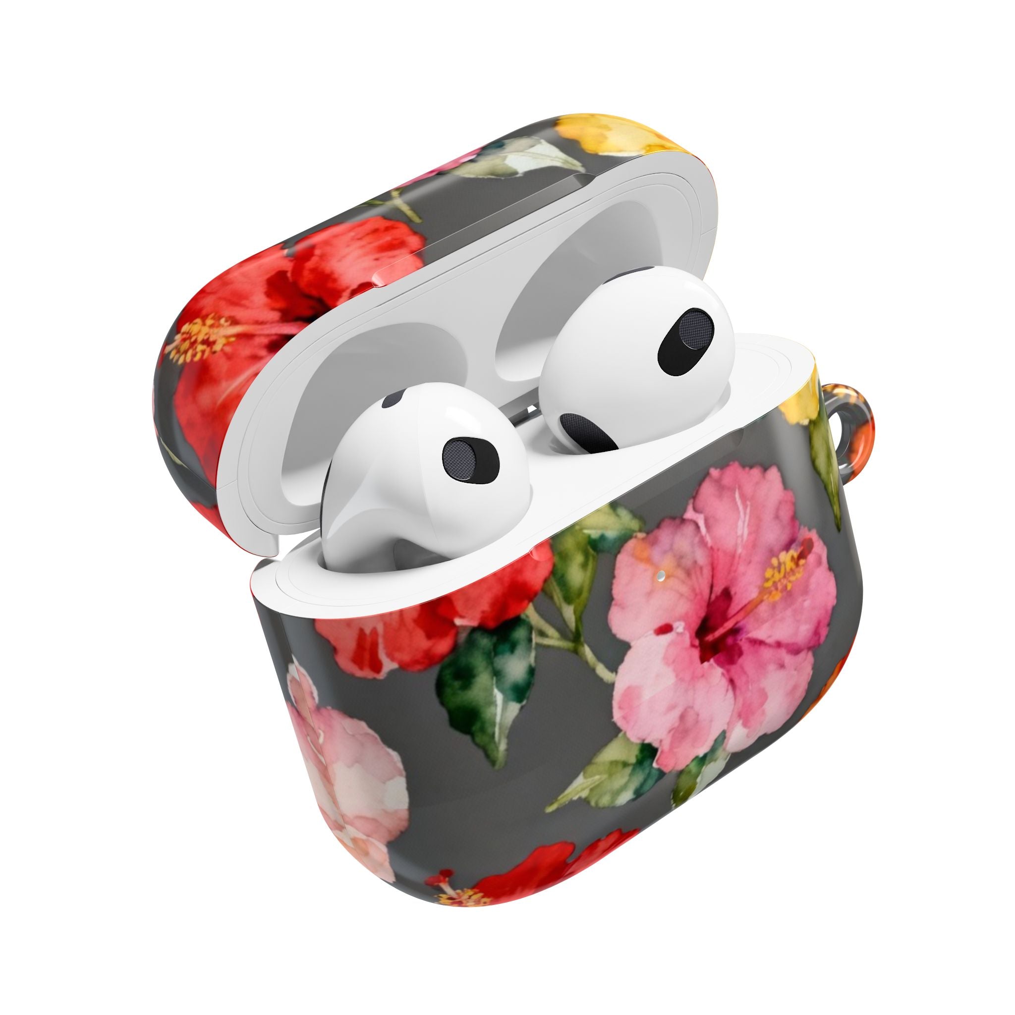 Hibiscus | MagSafe® tough case for AirPods® Stylish Tech Protection