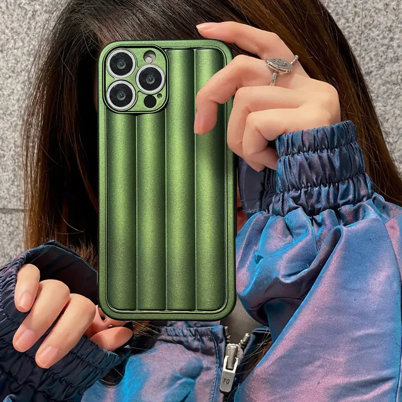 Striped Silicone Phone Case