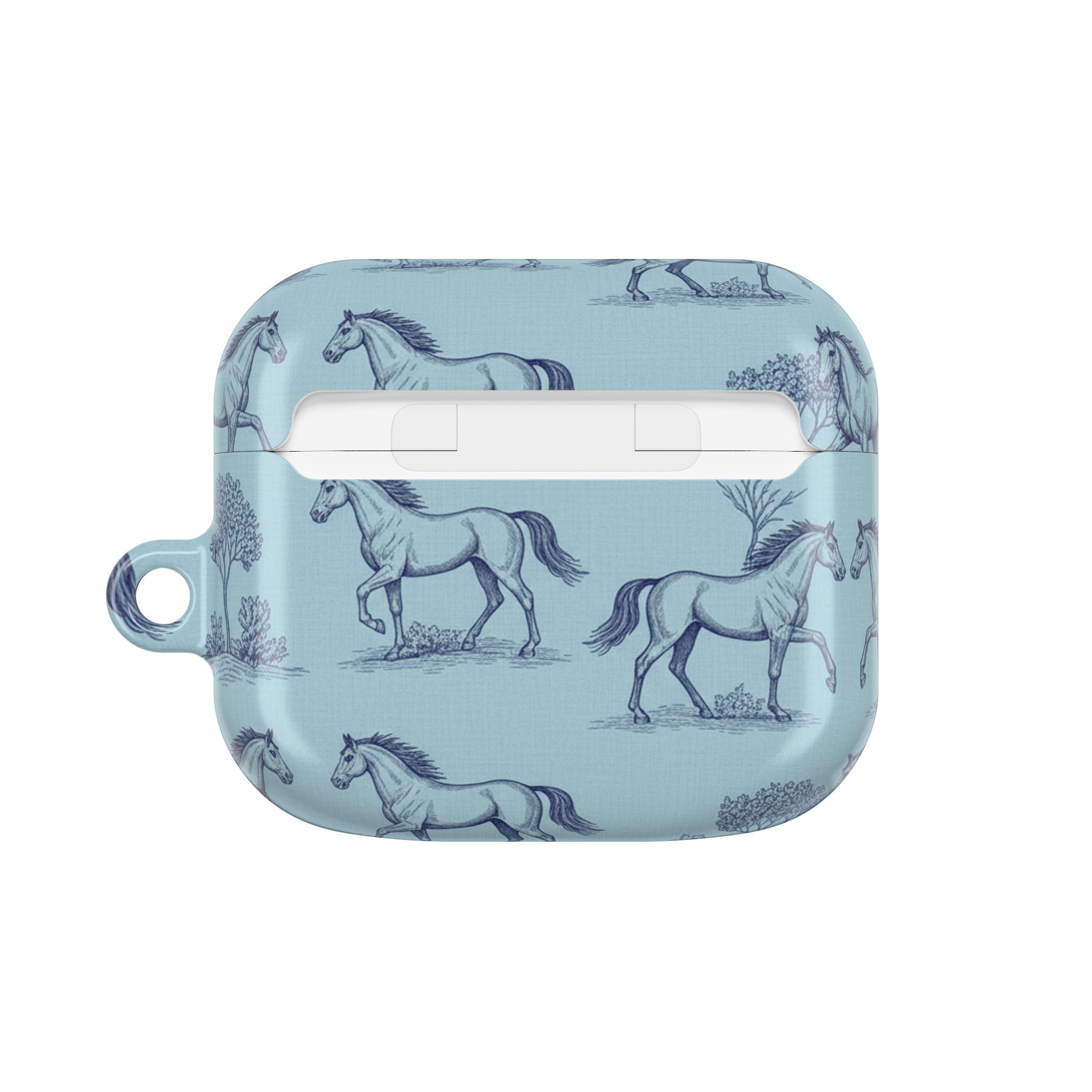 Equestrian Toile | MagSafe® tough case for AirPods® Stylish Tech Protection
