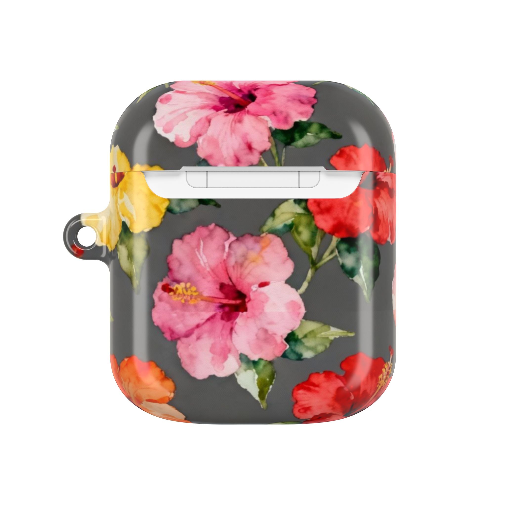 Hibiscus | MagSafe® tough case for AirPods® Stylish Tech Protection