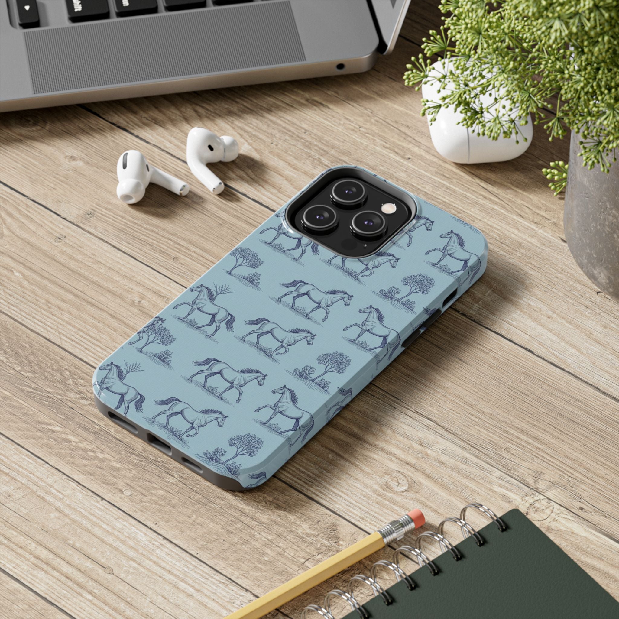 Equestrian Toile | MagSafe® tough case for iPhone®