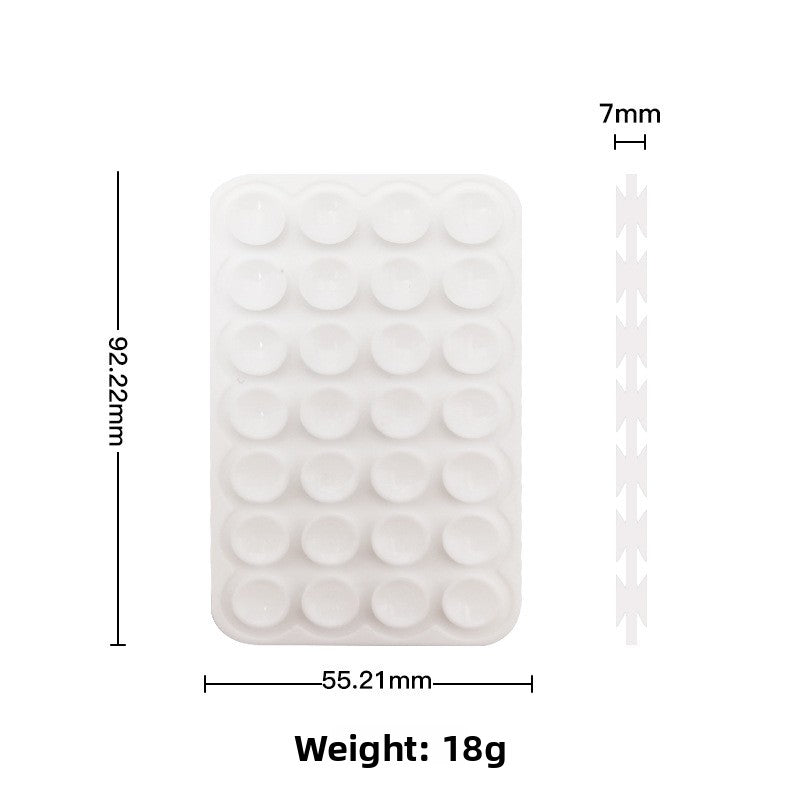 Double-Sided Silicone Suction Cups