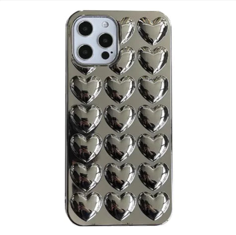 Electroplated Heart | Phone Case