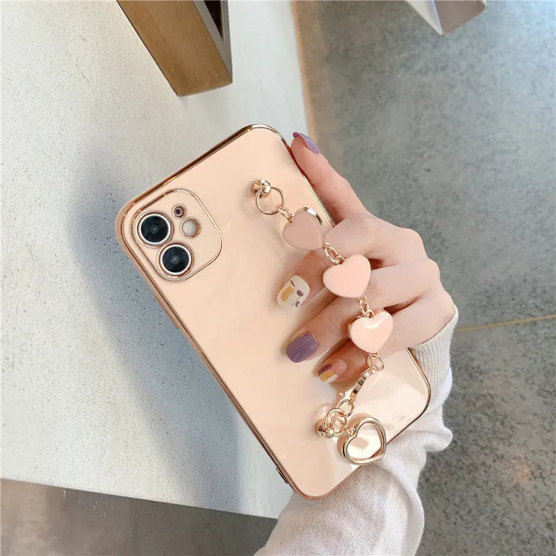Electroplating Love Heart | Phone Case