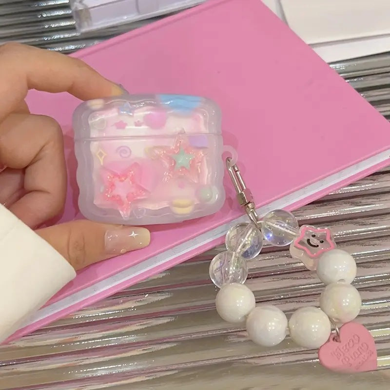 Three-Dimensional Star-Shaped | tough Case for AirPods® Stylish Tech Protection