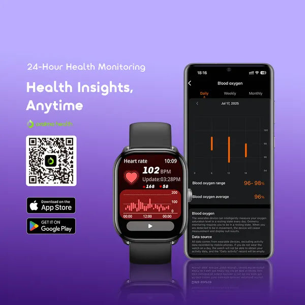 oraimo Watch 6 Lite 2.01'' Smart Watch With Cool UI Interface