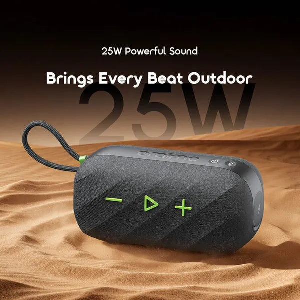 oraimo SpaceBox Active 25W Portable Speaker with FM Radio & Custom EQ