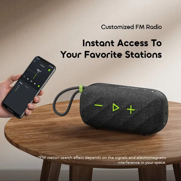 oraimo SpaceBox Active 25W Portable Speaker with FM Radio & Custom EQ