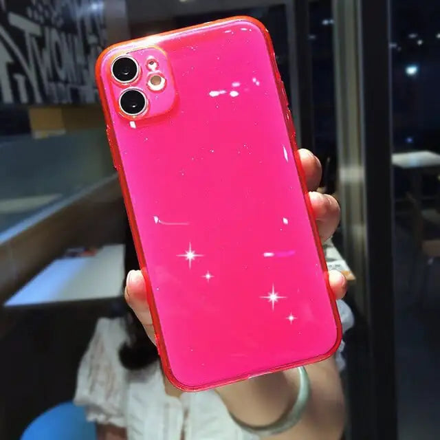 Fluorescent Powder Mobile | Phone Case